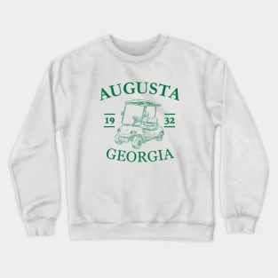 Augusta Georgia golf cart Crewneck Sweatshirt